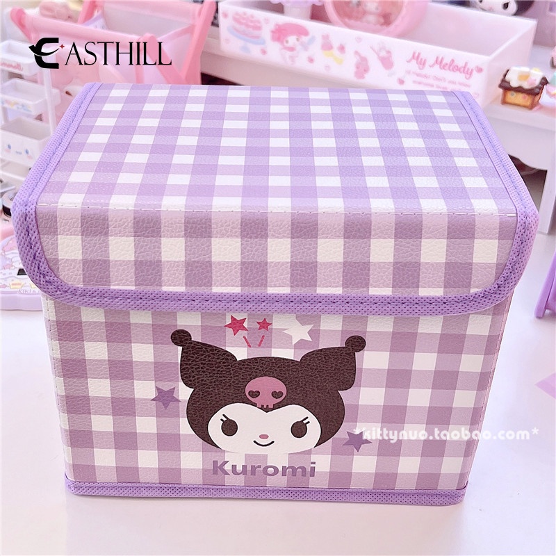 Hộp Đựng Đồ In Hình Cinnamoroll My Melody Kuromi Đáng Yêu Cỡ Lớn 19Cmx14Cmx15Cm