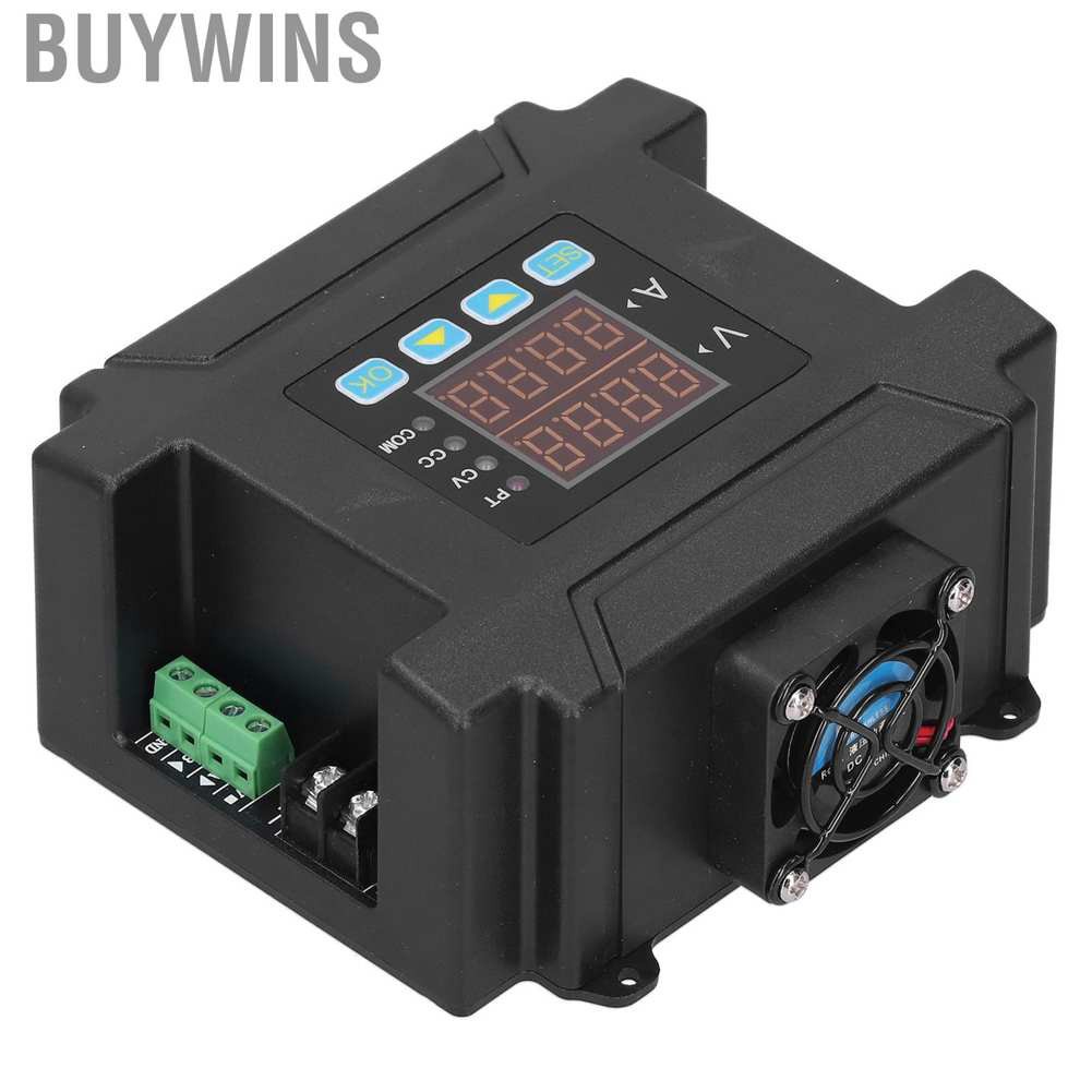 Buywins Digital Adjustable Regulated Power Supply LCD Display Buck Module with Shell 0-5A