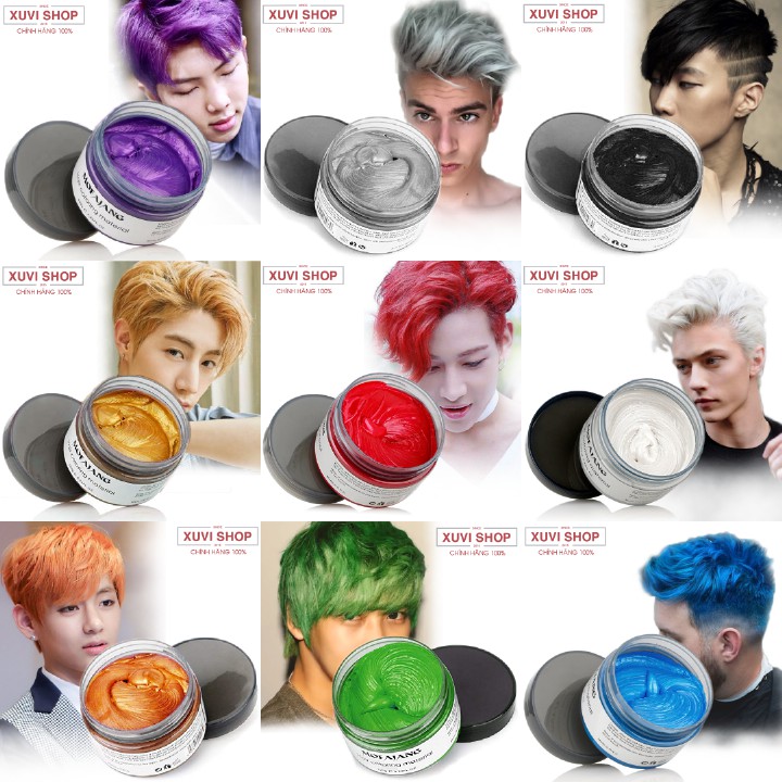 Wax Vuốt Tóc Màu Tạo Kiểu Cao Cấp MOFAJANG Nhật Bản 9 Màu Sắc 120g Nhuộm Tóc Đổi Màu Tạm Thời Chính Hãng - XUVI SHOP | BigBuy360 - bigbuy360.vn