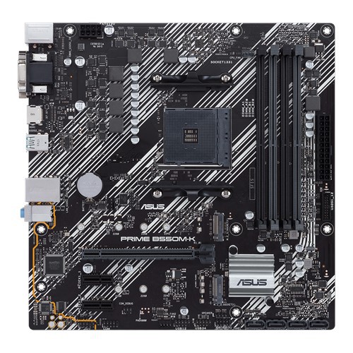 Bo mạch chủ AMD Mainboard ASUS PRIME B550M-K AM4 - Hàng Chính Hãng