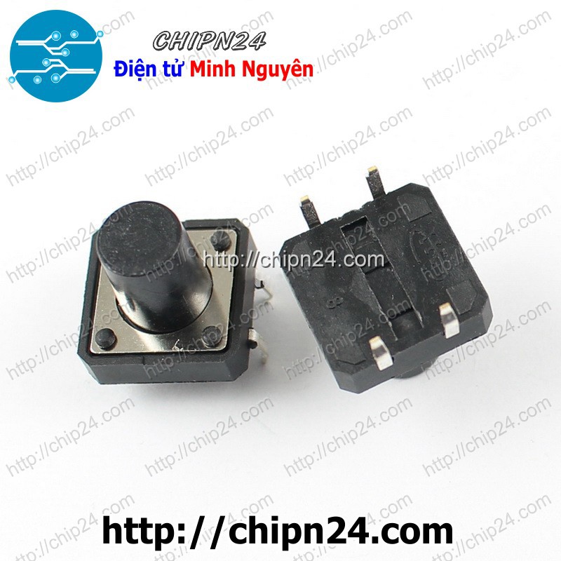 [5 CÁI] (G1.7) Nút nhấn 4 chân 12x12x11mm