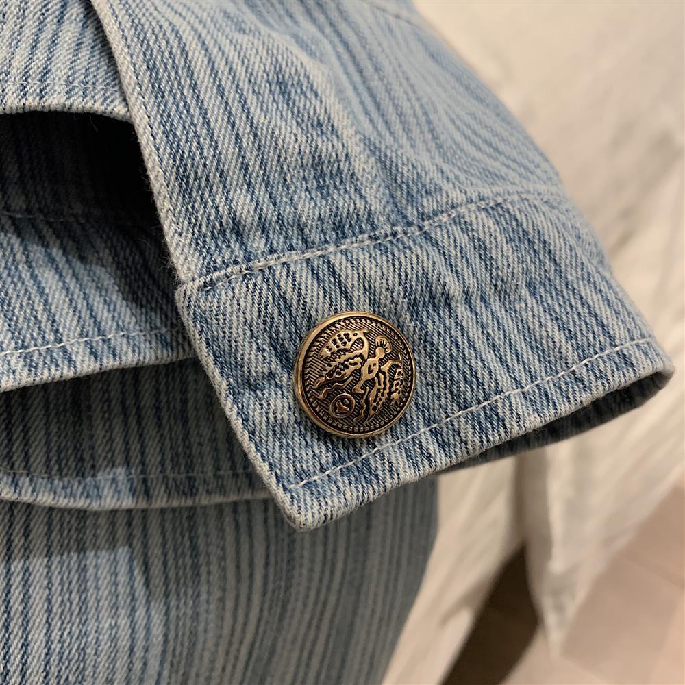 Áo Khoác Denim Tua Rua Phong Cách Hàn Quốc Cổ Điển Thời Trang Xuân Thu Hàng Mới Dành Cho Bạn Nữ