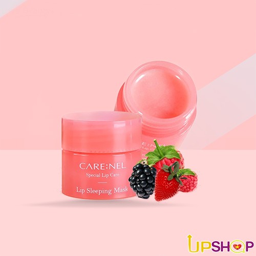 Mặt nạ ngủ môi care:nel Lip Sleeping Mask 5g - Dưỡng Và Trị Môi Thâm (Pink)