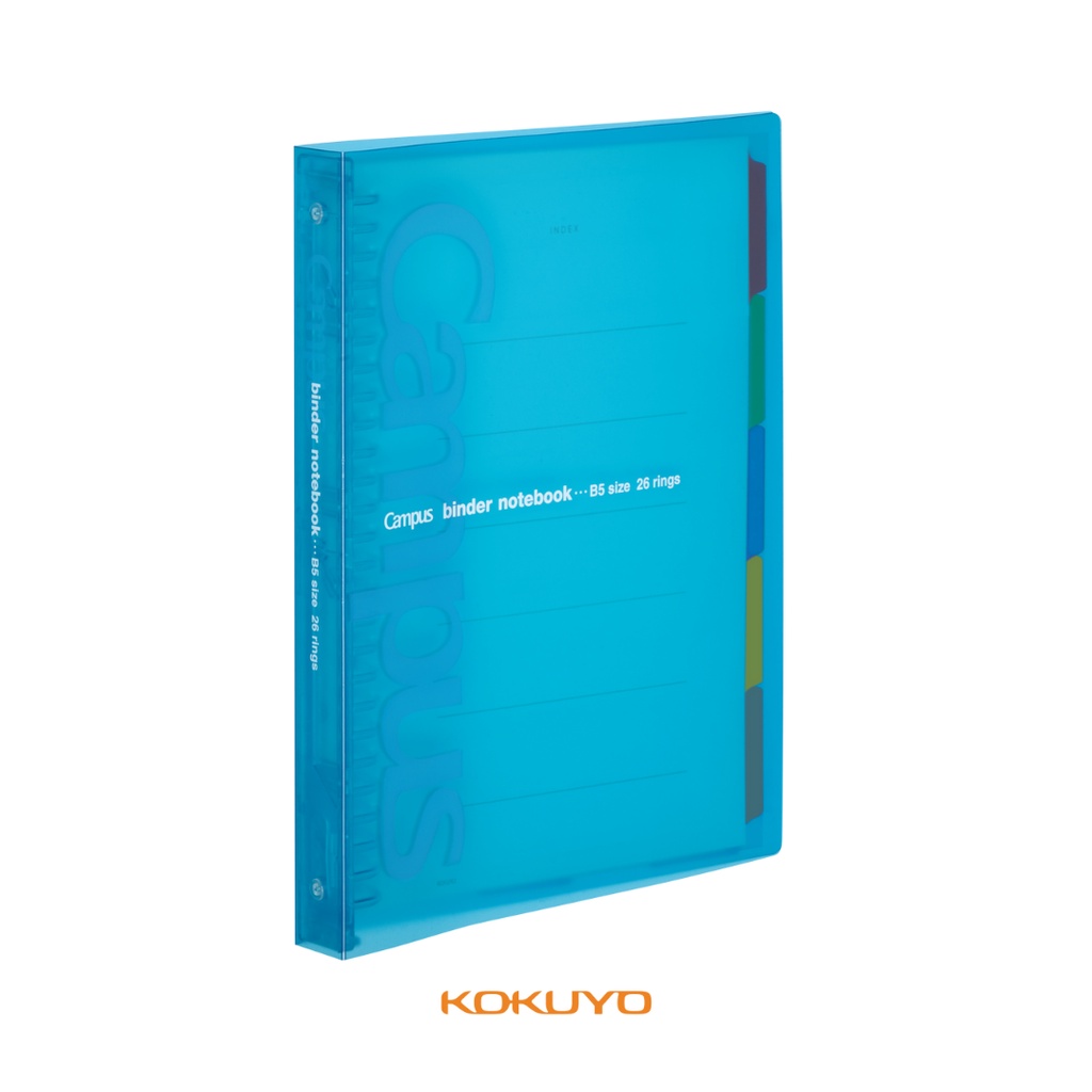 Sổ Bìa Còng Binder Gáy Vuông Khổ B5 Loại 26 Lỗ Campus