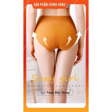 Quần Lót Su Lụa Cạp Cao Gen Bụng Tàng Hình SeXy