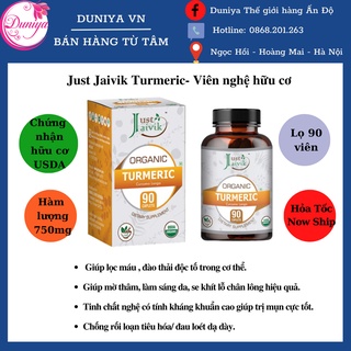 Viên nghệ hữu cơ Just Jaivik Turmeric