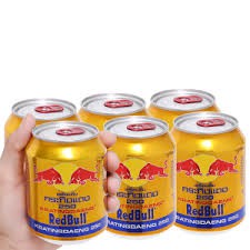 Lốc 6 lon nước tăng lực Redbull (Bò Việt) 250ml