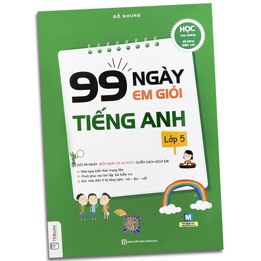 Sách - 99 Ngày Em Giỏi Tiếng Anh Lớp 5