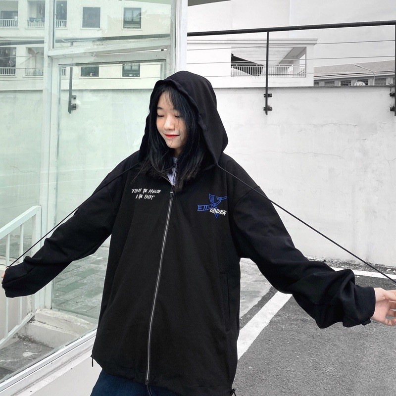 [Local Brand] Áo Khoác Form Rộng Nam Nữ Jacket Trống Đồng CINDER- Áo Jacket Khóa Kéo Unisex Phong Cách Streetwear | BigBuy360 - bigbuy360.vn