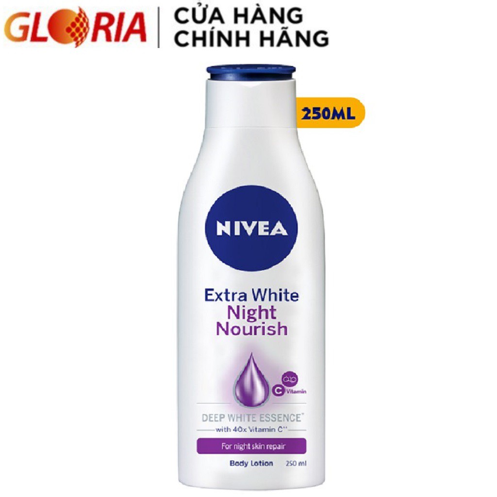 Sữa Dưỡng Thể Giúp Săn Da Và Dưỡng Trắng Nivea Ban Đêm 200ml- 250ml - 88188