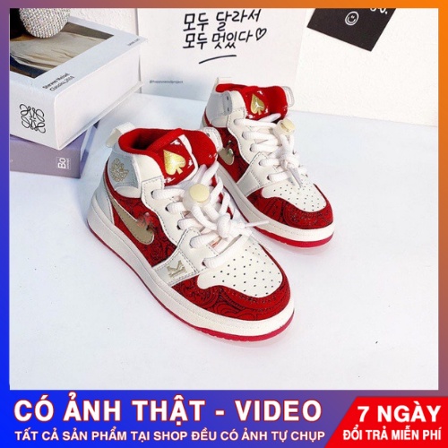 🎁 giày cổ cao cổ nhỡ thể thao bé gái xuất khẩu 2021 giày học sinh đi học từ 4-15 tuổi size 26-37