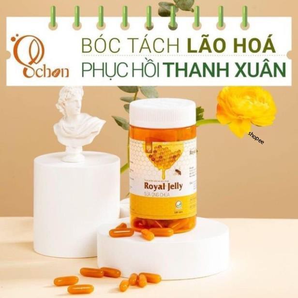 txka Viên sữa ong chúa Schon Royal Jelly 100 viên - tem cào sale rẻ