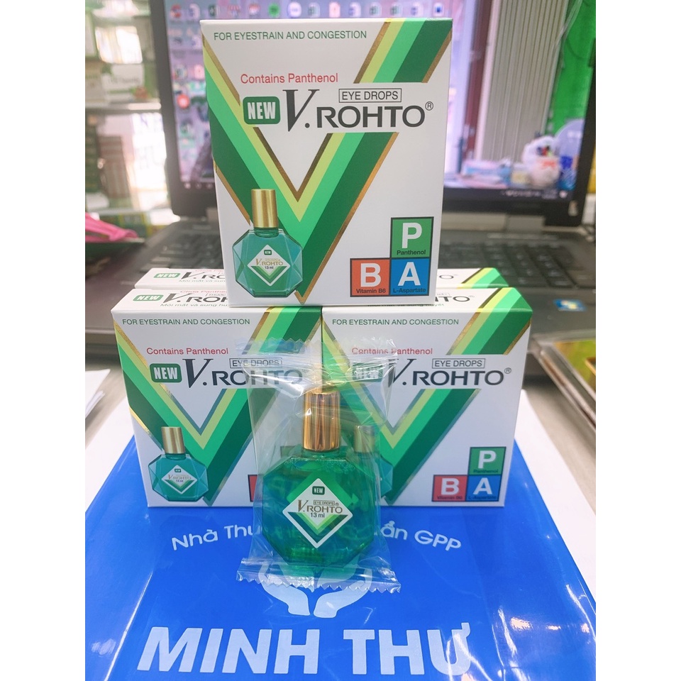 ✅[CHÍNH HÃNG] Vrohto Nhỏ Mắt - 4 loại New, Cool, Vitamin, Dryeye