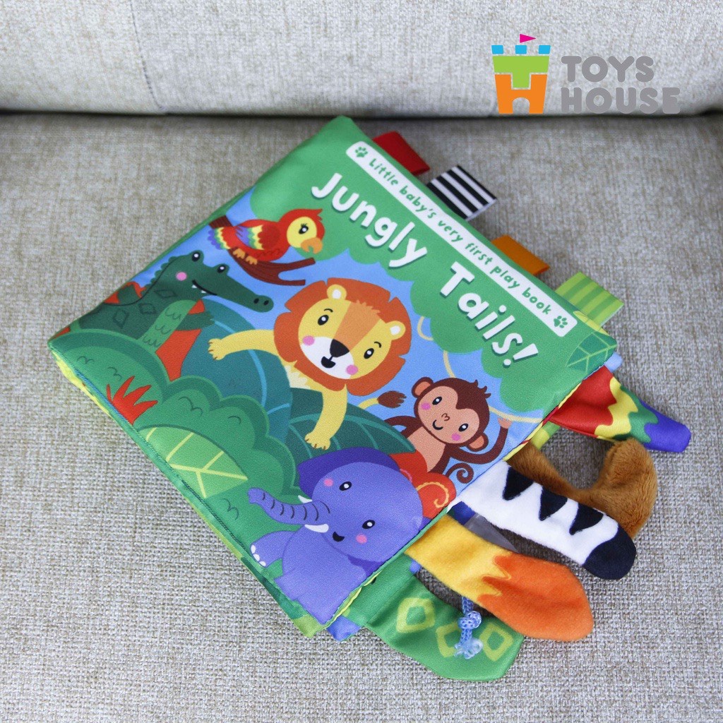 Sách vải Toyshouse với nhiều chủ đề giúp phát triển đa giác quan cho bé từ sơ sinh (Giao ngẫu nhiên)