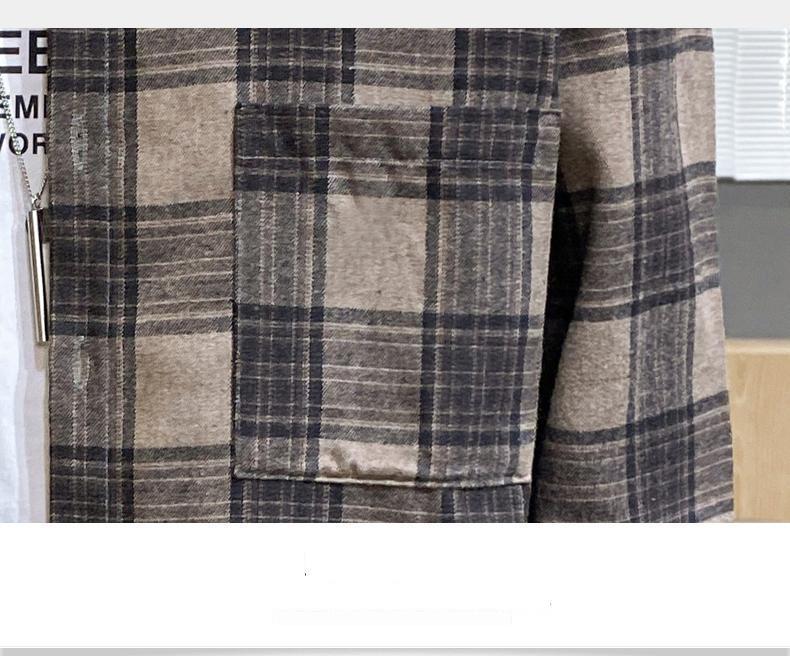 Áo Sơ Mi Nam Tay Dài Kẻ Sọc Phong Cách Nhật Bản