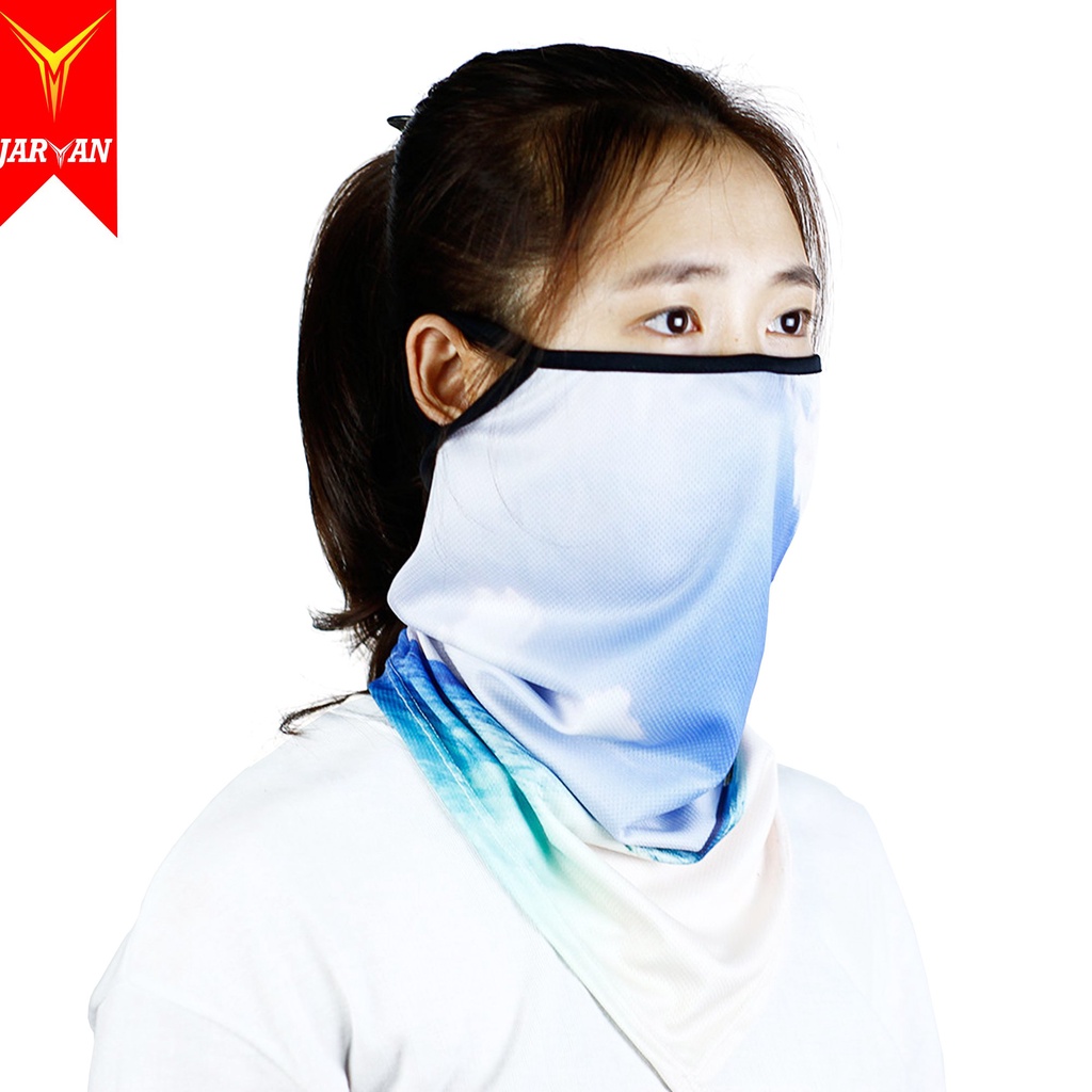 Khẩu trang đa năng thời trang JARVAN II chống nắng, chống bụi màu xanh biển (hàng như hình)