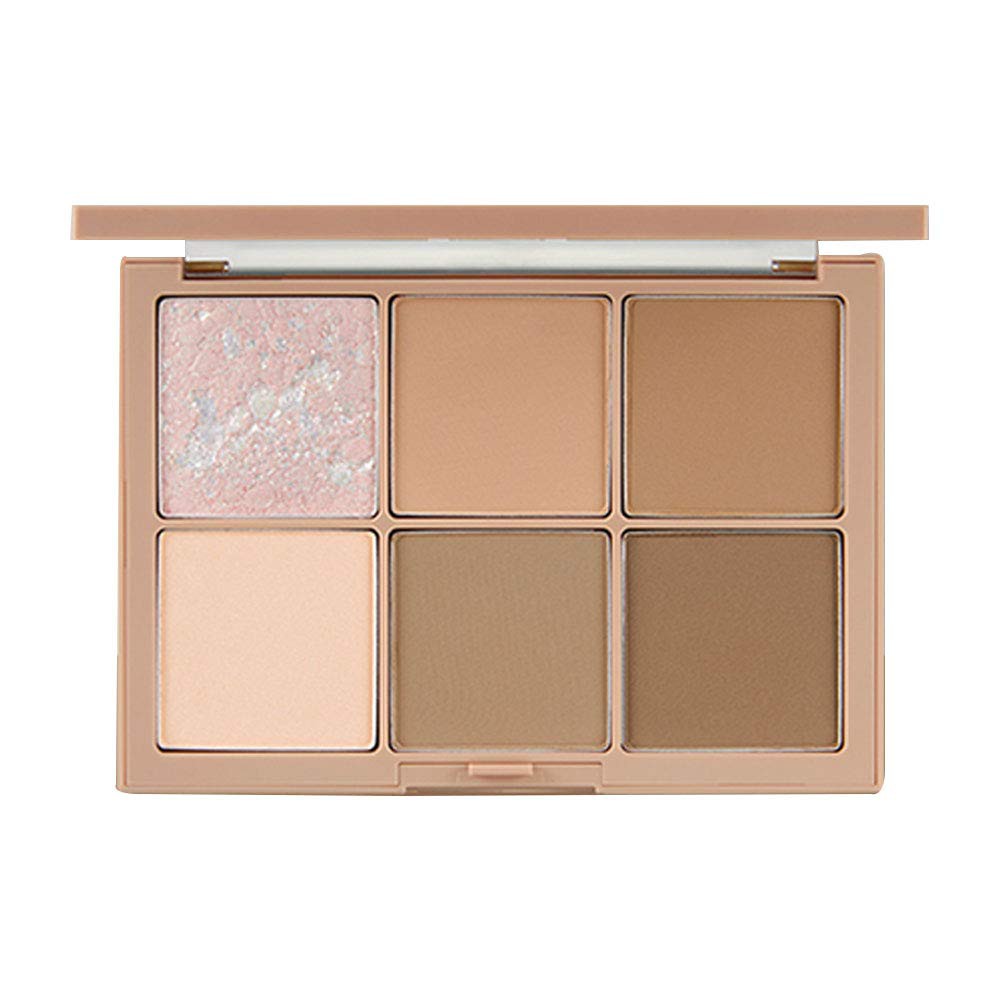 Bảng Phấn Tạo Khối CLIO PRO CONTOUR PALETTE 01 MUTE HAZEL (3.3gx6)(01/09/2023)