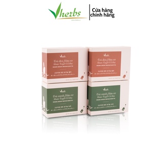 COMBO 4 HỘP ( 2 HỘP TRÀ XANH + 2 HỘP TRÀ ĐEN) TÚI LỌC VHERBS