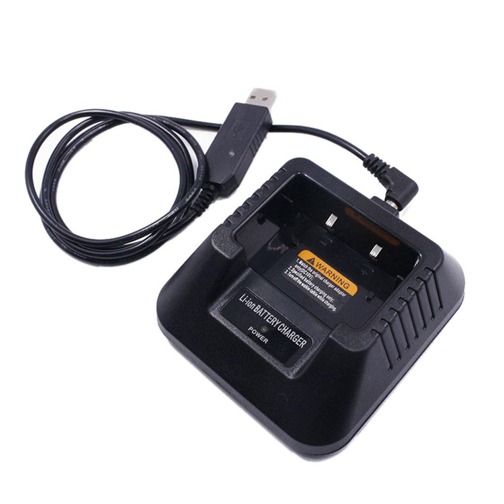 Cục Sạc Pin Cổng USB Chuyên Nghiệp Thay Thế Cho Bộ Đàm UV5R UV5RE DM5R