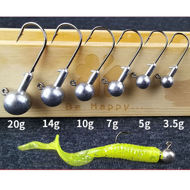 5 Lưỡi móc mồi mềm câu lure, rê LC-14