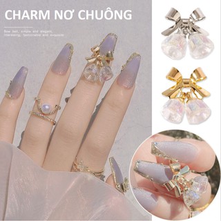 Charm Nơ Chuông Rung Rinh Trang Trí Móng