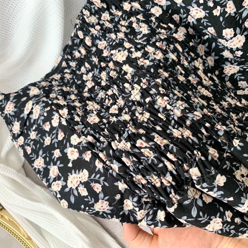 Set áo + váy 2 dây chun sau (có bán lẻ)