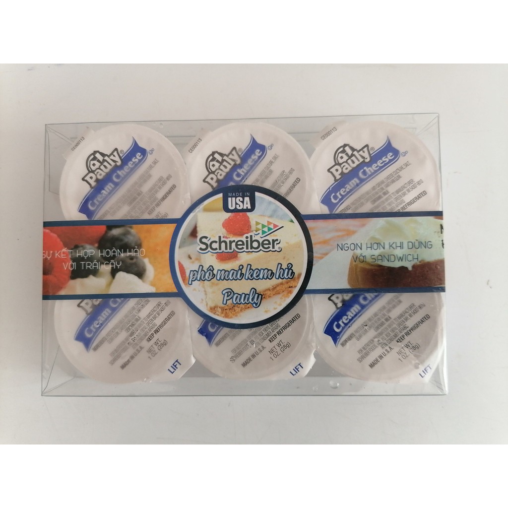 [168g] Phô mai kem [USA] PAULY Cream cheese (tmt-hl) (nw5)