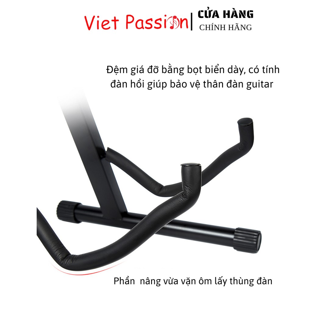 Chân để đàn guitar chữ A giá đỡ đàn chắc chắn giúp nâng đỡ cây đàn chất lượng Viet Passion