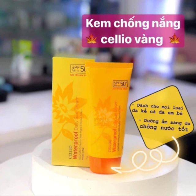 Kem chống nắng dưỡng da CELLIO