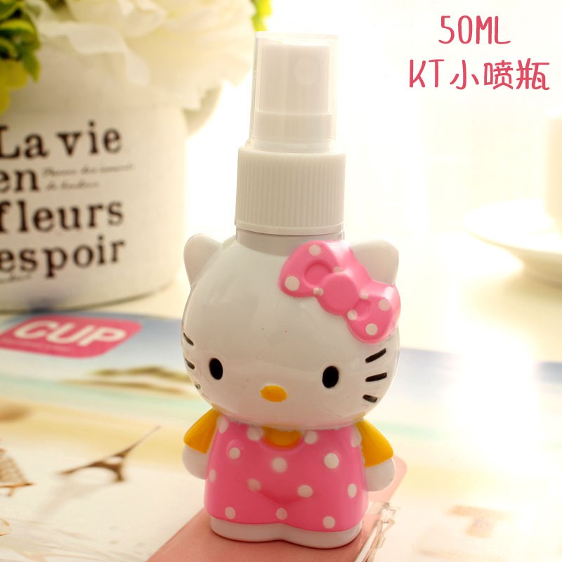 Chai đựng xà phòng dạng ấn hình Doraemon Hello Kitty dễ thương