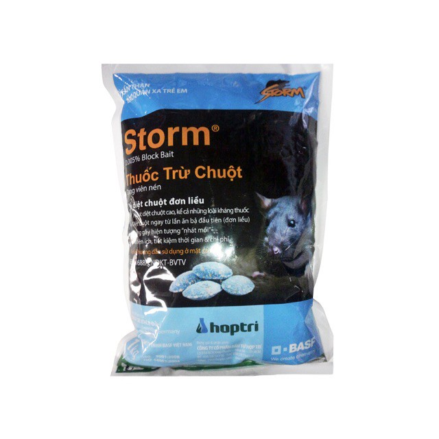 Thuốc diệt chuột Storm bịch 1 kg (250 viên)