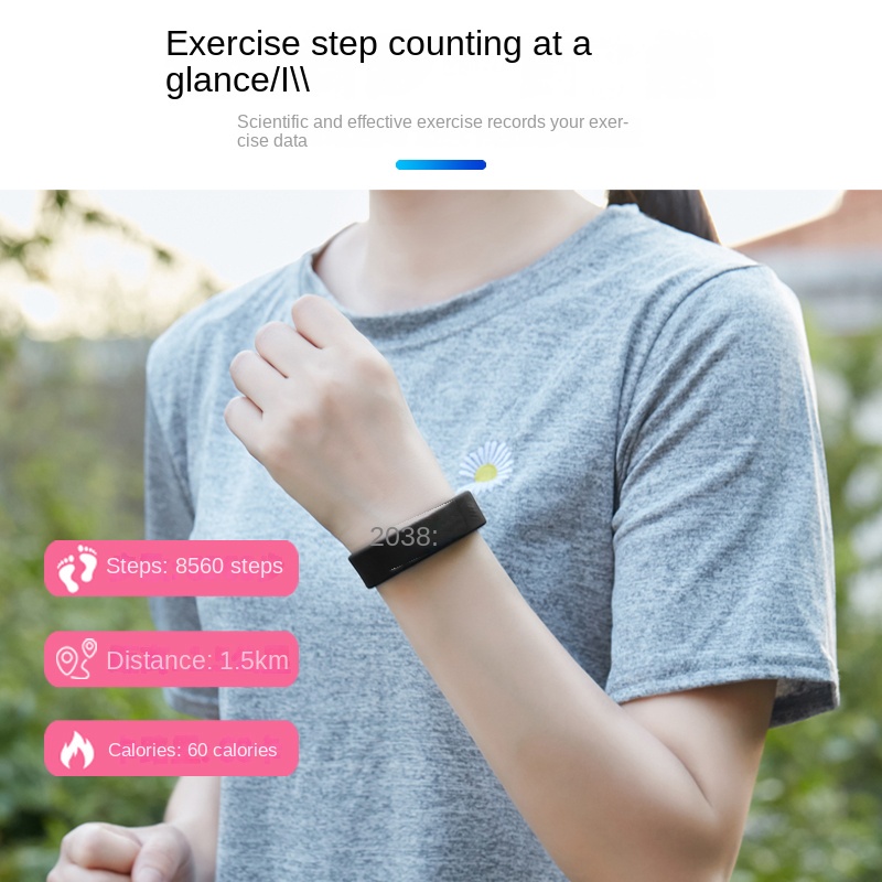 Đồng Hồ Báo Thức Điện Tử Màu Đen Kiểu Dáng Thể Thao Dành Cho Nam Và Nữ