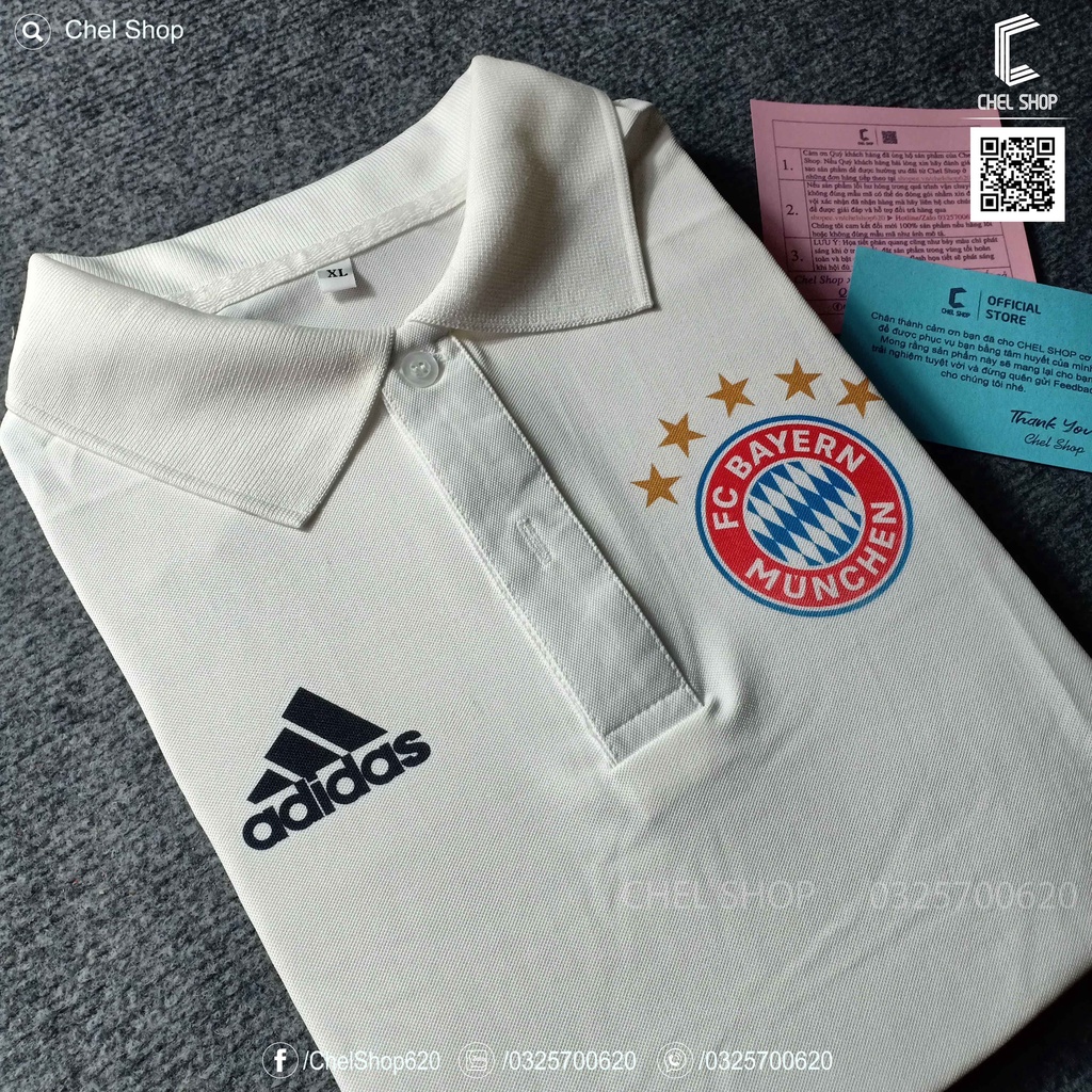 Áo polo cao cấp Bayern Munich [ẢNH THẬT]