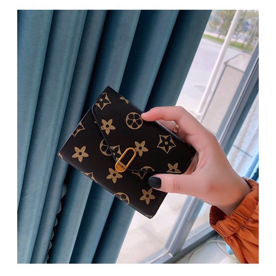 Bóp Ví Nữ Mini Ngắn Cầm Tay Khóa Lovely Phong Cách Hàn Quốc Sang Trọng CS02