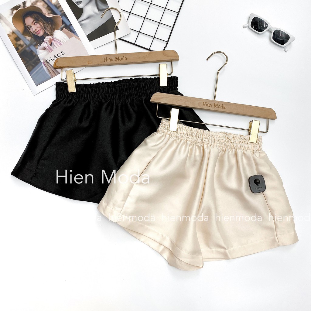 Quần short nữ đẹp ống rộng cạp chun , quần đùi nữ phồng cạp cao | BigBuy360 - bigbuy360.vn