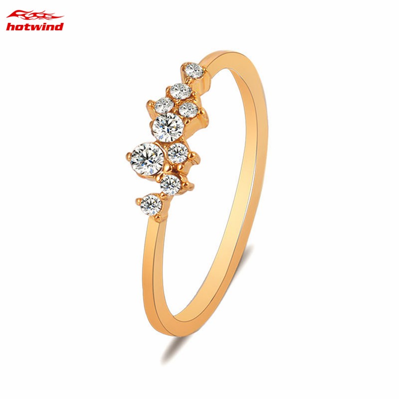 Nhẫn đeo ngón tay thiết kế đính đá nhiều mẫu tùy chọn thời trang