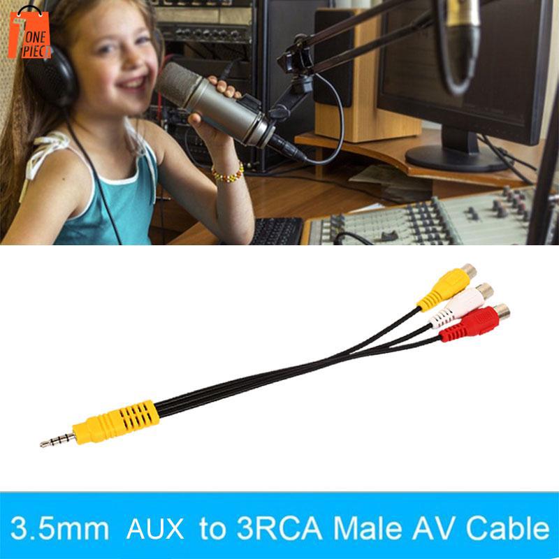 Dây cáp chuyển đổi av 3.5mm sang 3rca av