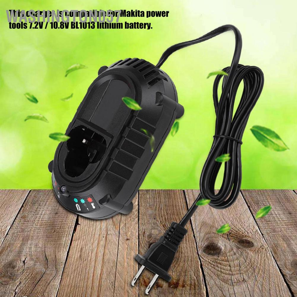 Có thể bán buôn Makita BL1013 Bộ sạc chế độ Li-ion CC / CV 7.2V 10.8V 100‑240V Hàng giao ngayWashington057