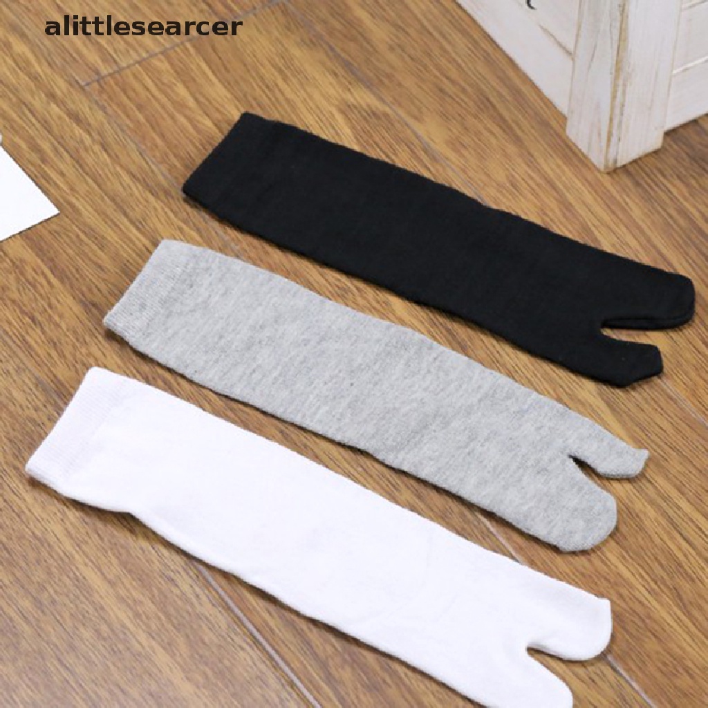 ER 1Pairs Unisex Tabi Socks Comfy Two Toe Japanese Kimono Flip Flop Fiber Socks  n