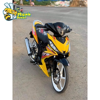 Ten rời xe winner GTR dán xe vàng
