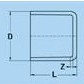 Nắp Bít Ren trong nhựa PVC Bình Minh loại dày dùng trong hệ thống dẫn nước tưới tự động.