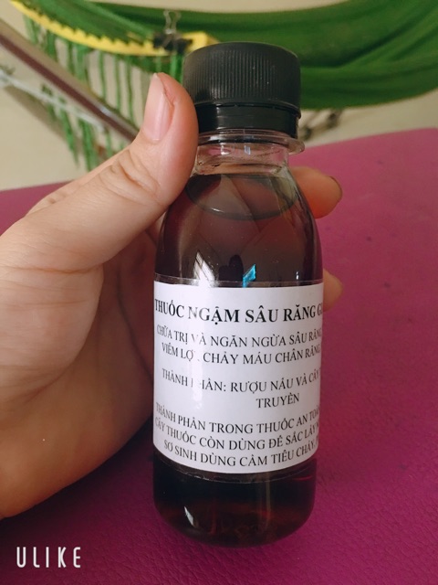 Thuốc ngậm sâu răng từ thảo dược