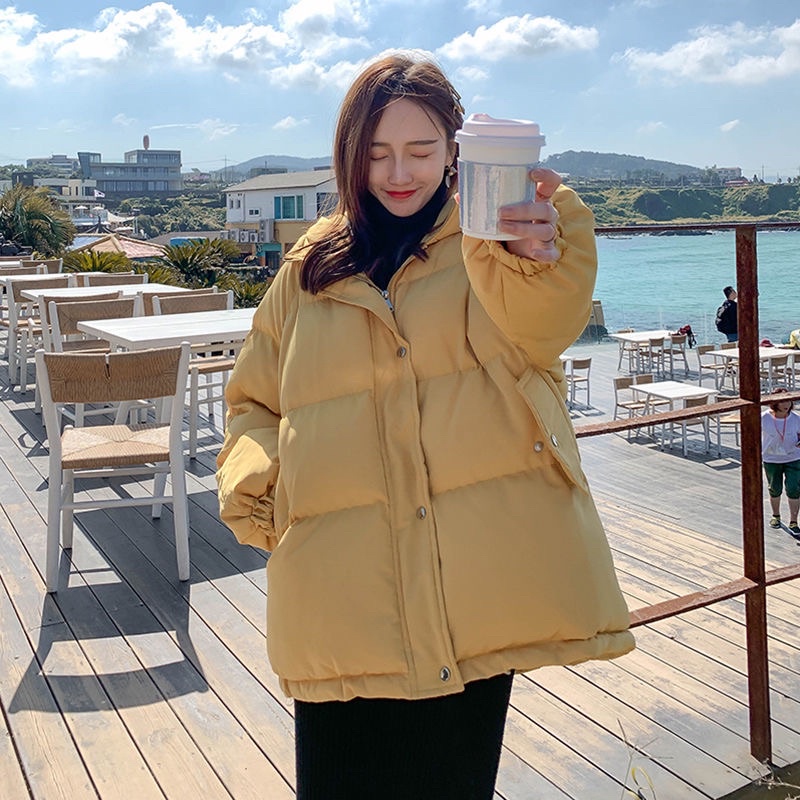 Áo phao túi cúc chéo