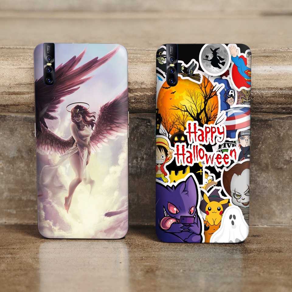 Miếng Dán Skin Điện Thoại ❤️ In Hình Happy Halloween Cho Iphone 6/ 7/ 8/ X/ XS/ 11/ 11 Pro Max Và Các Dòng Máy Android
