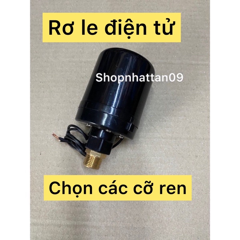 Rơ le điện tử máy bơm tăng áp chân ren ngoài bằng đồng các cỡ  - relay máy bơm áp