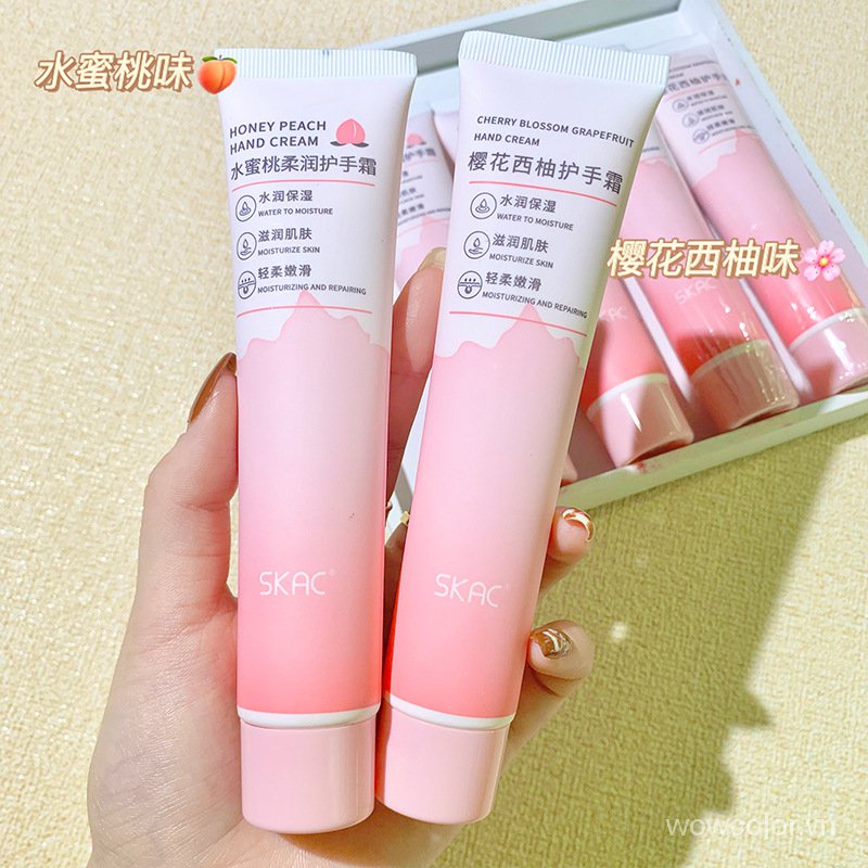 [Hàng mới về] Kem dưỡng da tay chiết xuất từ thực vật hoa anh đào và bưởi dưỡng ẩm chống khô da 90g