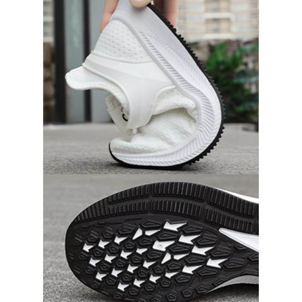 Giày Thể Thao Nam - Giày Snearker Nam Vải Dệt Thoáng Khí GTTN-64 [Màu Trắng] | BigBuy360 - bigbuy360.vn