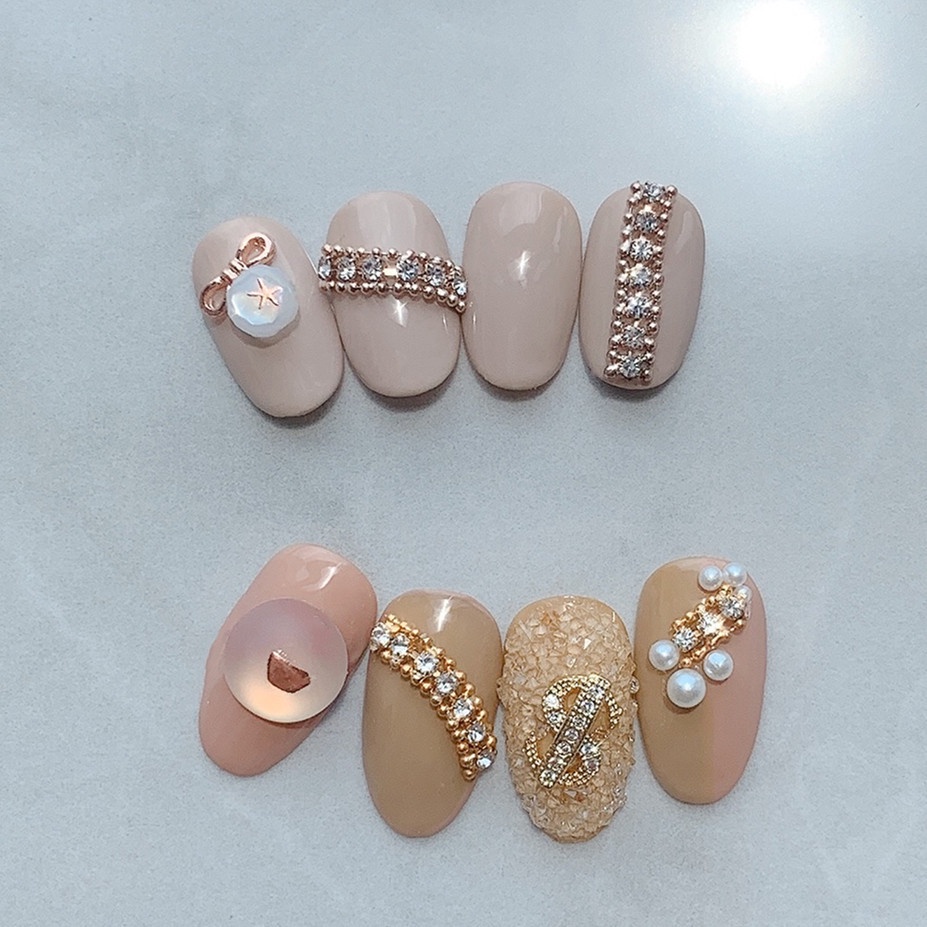 Cuộn Charm Dây Đá Viền Trang Trí Móng