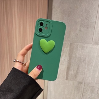 Ốp Lưng Basic iphone-Andorid Camera Nổi - Mẫu Trái Tim Xanh Nổi