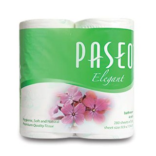 Thùng 12 lốc Giấy vệ sinh Cao cấp Paseo 4 cuộn in hoa (3 lớp x 280 tờ x 4 cuộn )
